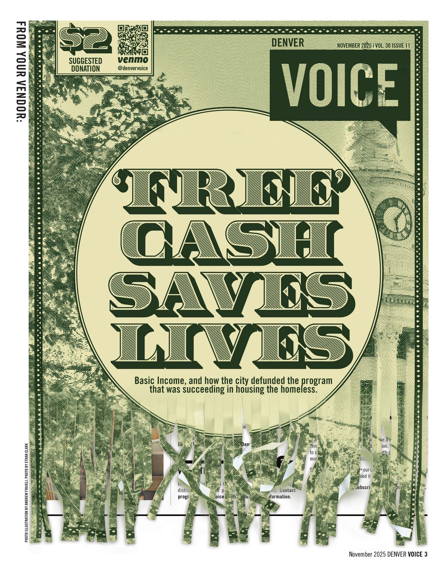 Cover for Denver Voice November, 2025