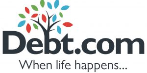 Debt.com is the consumer website where people from all walks of life can find help with credit card debt, student loan assistance, credit monitoring, tax debt, identity theft, credit repair, bankruptcy, debt collector harassment and more. Debt.com works with only vetted and certified providers that give the best advice and solutions for consumers &apos;when life happens. (PRNewsFoto/Debt.com)